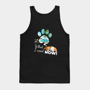 what i need  now- Jack Russell Terrier Dreams of the Beach Tank Top